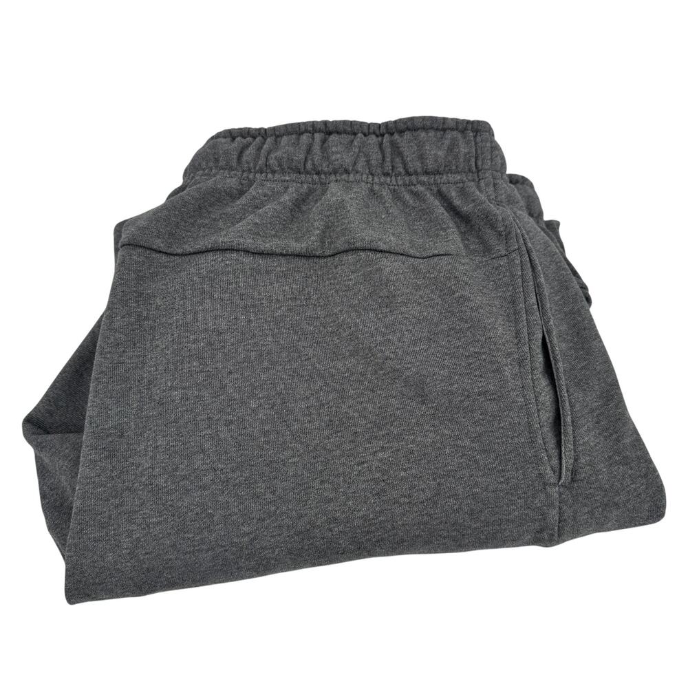 Nike Dri Fit Sweatpants Mens 2XL Tapered Training Pant Gray White + Pockets